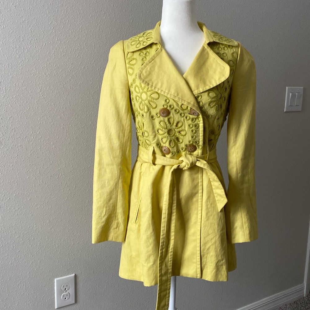 Vintage (Anthropology) trench coat size 4.